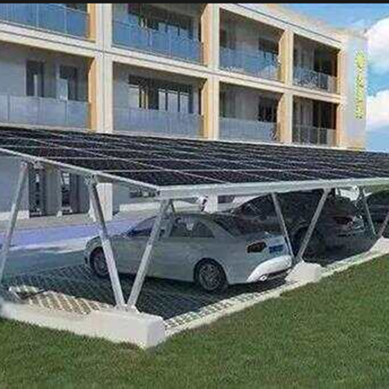 Single-slope Photovoltaic Carport