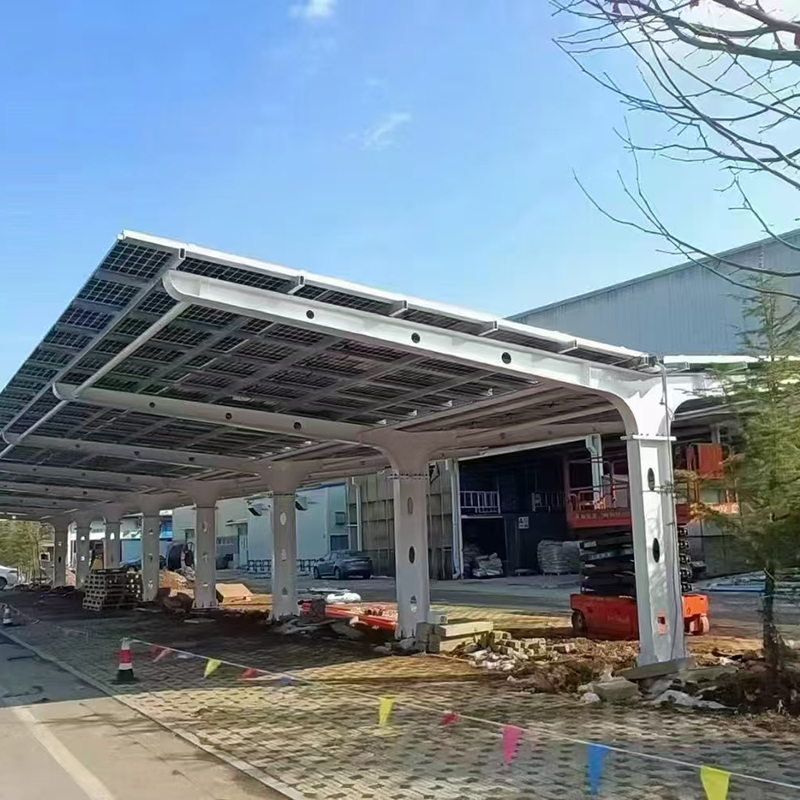 Single-column Photovoltaic Carport